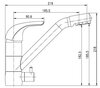 Aquanet AF777-44С AF777-44С Aquanet Kitchen Смес. для кухни,картр. SEDAL 40мм,доп.изл. для питьевой воды,хром (261840)