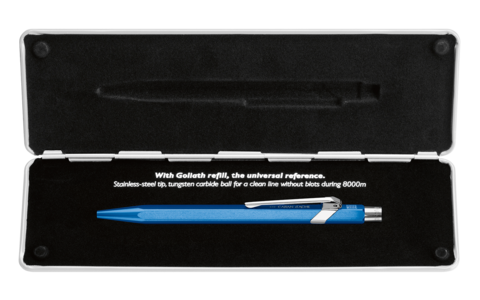 Ручка шариковая Caran d'Ache 849 Office Pop Line Metallic Blue (849.64)