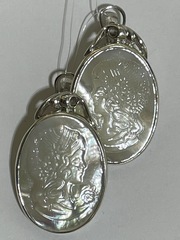 Камея  (серьги из серебра)