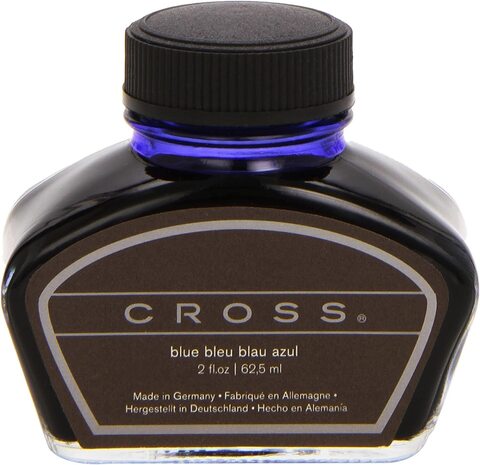 Cross Fountain Pen Bottled Ink, Blue Single 2oz Bottle, (8906S)
