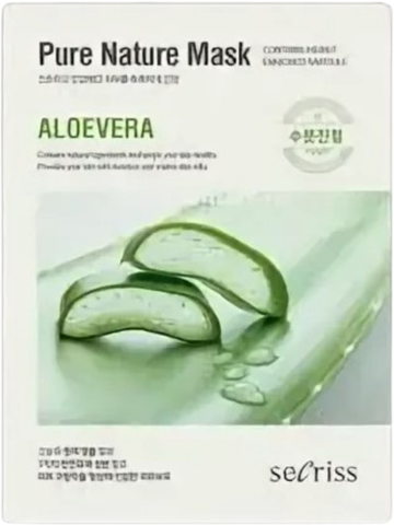 Anskin Маска тканевая Secriss Pure Nature Mask Pack- Aloevera