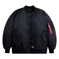 Бомбер Alpha Industries Oversized MA-1 Mod Bomber Jacket W Black (Черный)