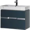 Aquanet 183364 Компл.3 - Тумба Виго 80 цв.сине-серый RAL-7031 (183364)