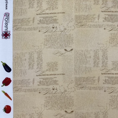 Ткань для пэчворка JulidoQuilt Огородные истории