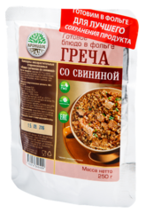 Каша гречневая со свининой 'Кронидов', 250г