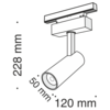 Трековый светильник Maytoni Focus led TR019-2-10W3K-B