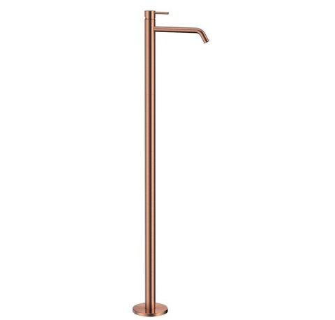 AQUAme Siena AQM6211BC Смеситель для напольной раковины (монт. часть в комплекте), медь шлифованная