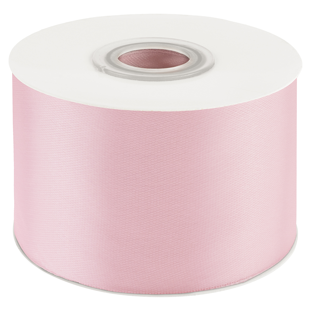 Лента Атласная (5см*22,85м) Нежно-розовый.