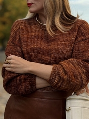 Мастер-класс по вязанию спицами джемпера 