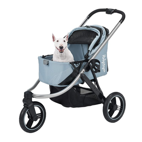 Коляска для собак/животных The Beast Pet Jogging Stroller, 3-Wheel All-Terrain Dog-Cat Pram with Double Breaks, Best Large Stroller for Running & Hiking