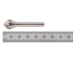 Бор-фреза твердосплавная K(KSK) 90° 10,0x5x50x6мм HM H-Tools 116229HT