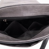 Сумка Саломея 106 македония серый + черный