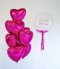 Композиция из гелиевых шаров Самой любимой