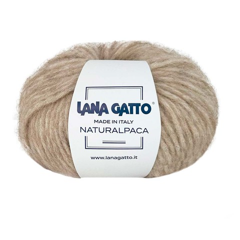 Lana Gatto NATURALPACA (46% Альпака, 32% шерсть, 22% хлопок,50гр/150м)