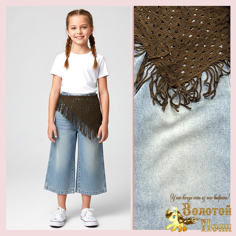 Капри джинсовые д (140-170) 260222-Z8061