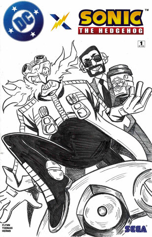 DC x Sonic The Hedgehog #1 (Cover 28oi) (Карнесса)