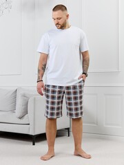 Шорты мужские Тор-2.1 Виотекс КЛЕТКА РАЗНОЦВЕТНАЯ
