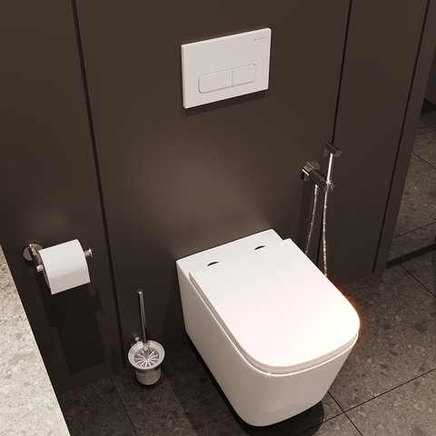 Панель смыва Aqueduto FORMA, белый глянец