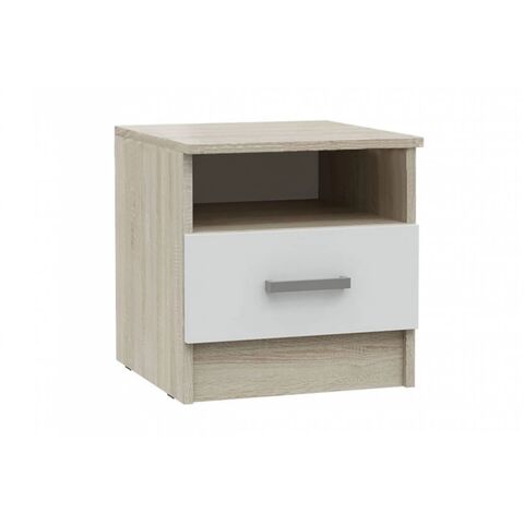 Мартина Тумба прикроватная (1шт.) (Белый глянец, сонома)