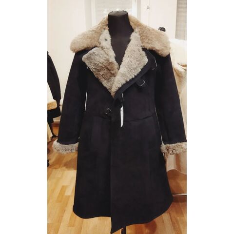 Бекеша, мужская дубленка из натуральной овчины ГОСТ: 7416-73 чёрная