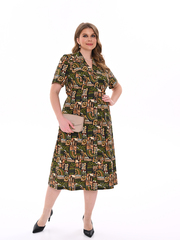 4536 Халат на пуговицах