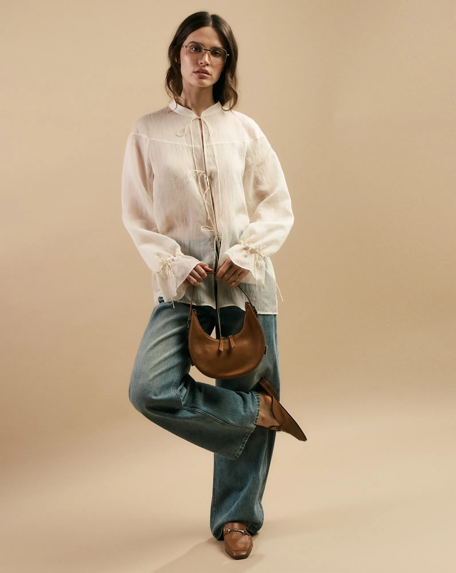 Блуза из органзы