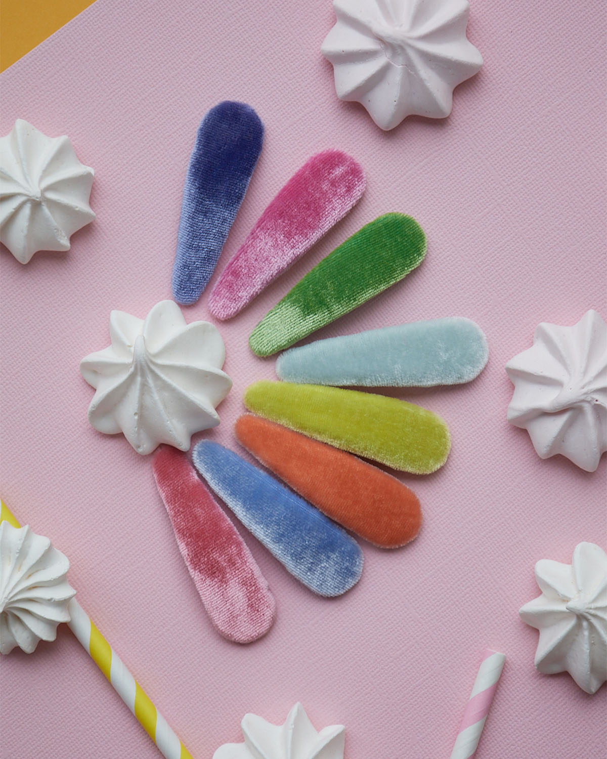 Бархатные заколки VIVI (2 шт.)