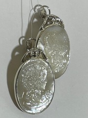 Камея  (серьги из серебра)