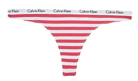 Спортивные трусы Calvin Klein Thong 1P - rainer stripe/cut rose