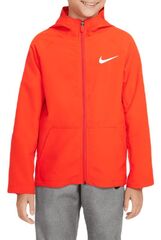 Детская теннисная толстовка Nike Dri-Fit Woven Training Jacket - picante red/picante red/white