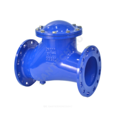 Клапан обратный чугун шаровой Ду 350 Ру10/16 фл шар чугун+NBR Benarmo 11