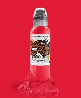 Краска World Famous Tattoo Ink "Rose Red" 1/2 унции - 15 мл