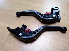 Рычаги короткие Kawasaki ER-6F 09-16, ER-6N 09-16, KLE650 VERSYS 09-14 черные