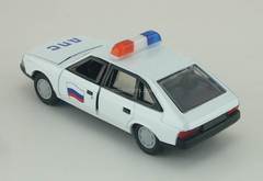 Moskvich-2141 DPS Police white Agat Mossar Tantal 1:43