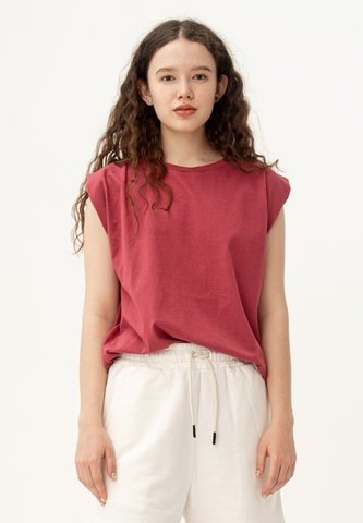 Футболка безрукавная Bowery NYC однотонная Ruby