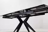 фото 5 Стол FORIO 160 MATT BLACK MARBLE SOLID CERAMIC / BLACK, DISAUR на profcook.ru