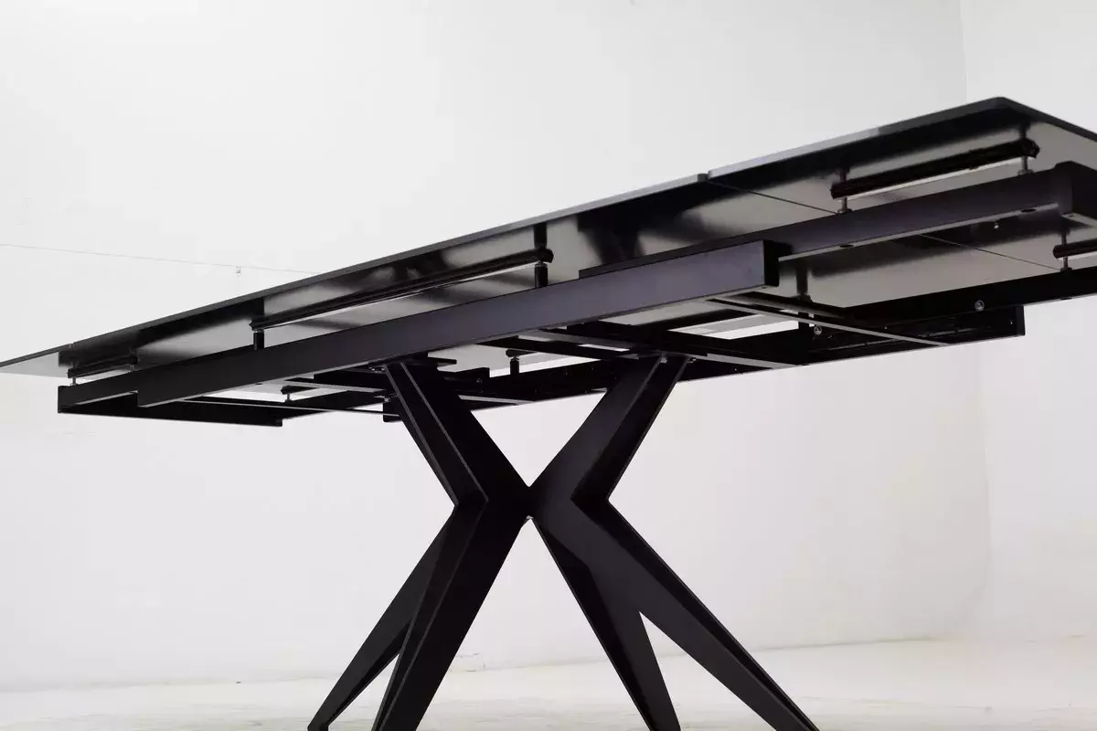 Стол FORIO 160 MATT BLACK MARBLE SOLID CERAMIC / BLACK, DISAUR
