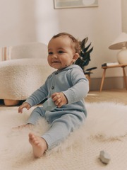 Комбинезон вязаный для малышей Next E16-002, Голубой