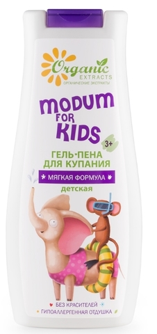 Modum For Kids Гель-пена для купания мягкая формула детская 250 г. MODUM