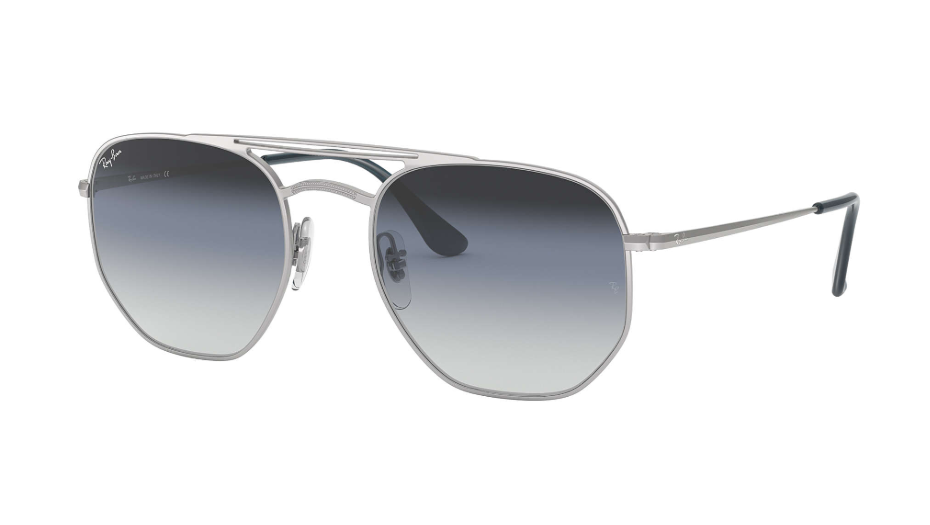 blue ray ban aviator polarized