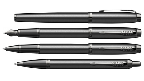 Ручка шариковая Parker IM Achromatic, Black BT (2127618)