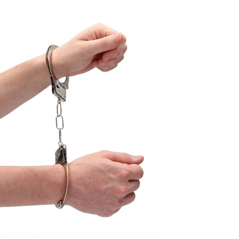 Shots Металлические наручники Beginner's Handcuffs Серебрянные