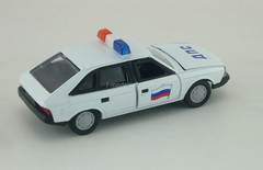 Moskvich-2141 DPS Police white Agat Mossar Tantal 1:43