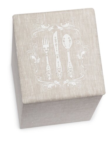 Коробка для столовых приборов 20х20х30 Texteis Iris Cutlery Box