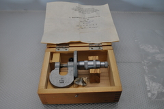 Микрометр листовой МЛ-5-II (0-5мм.) Цена деления 0,01мм. (циферблат) с хранения СССР
