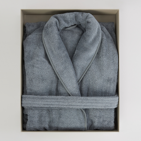 Халат Claire Batiste Atelier Шаль стальной серый