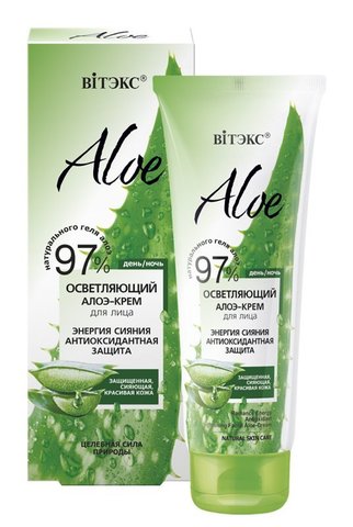 Витекс ALOE 97% Осветляющий алоэ-крем для лица 