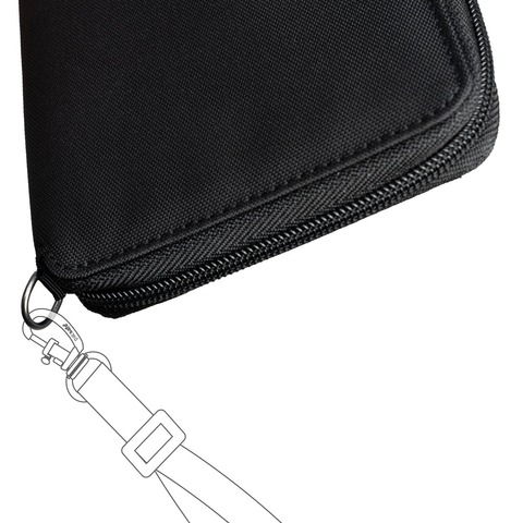 Картинка кошелек Pacsafe RFIDsafe travel organizer серый - 3