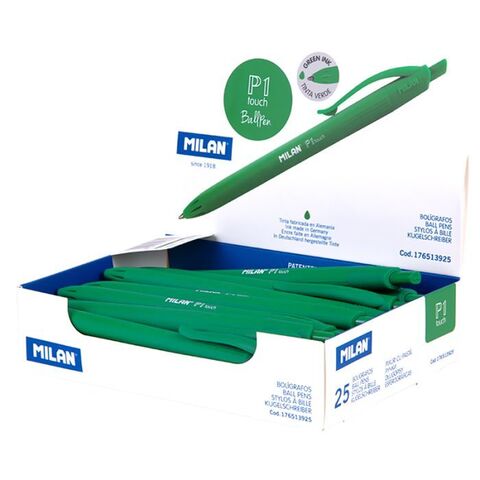 Qələm \ Ручка \Dısplay 25 green ball pens p1 touch