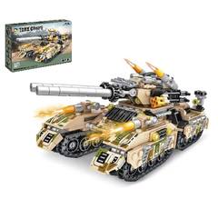 Конструктор Танк с Двумя Дулами, 950 дет.